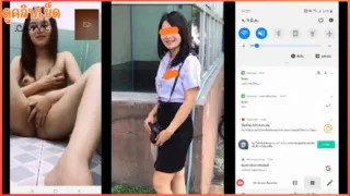 คลิปหลุด น้องพลอยนักศึกษาอาชีวะ ปวส1 คอลเสียวเกี่ยวหีกับแฟนหน้ากล้องเสียงไทยชัดเจน